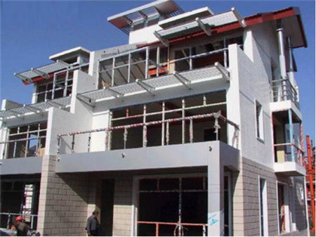 钢结构住宅的外墙材料