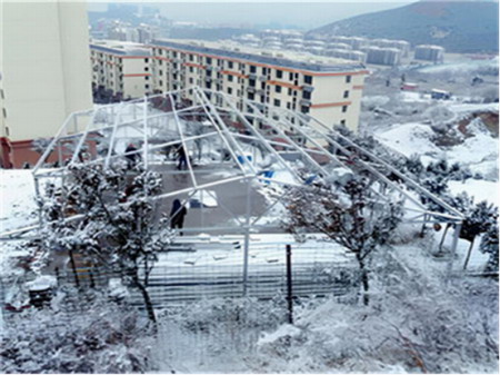 钢结构厂房的除雪方法